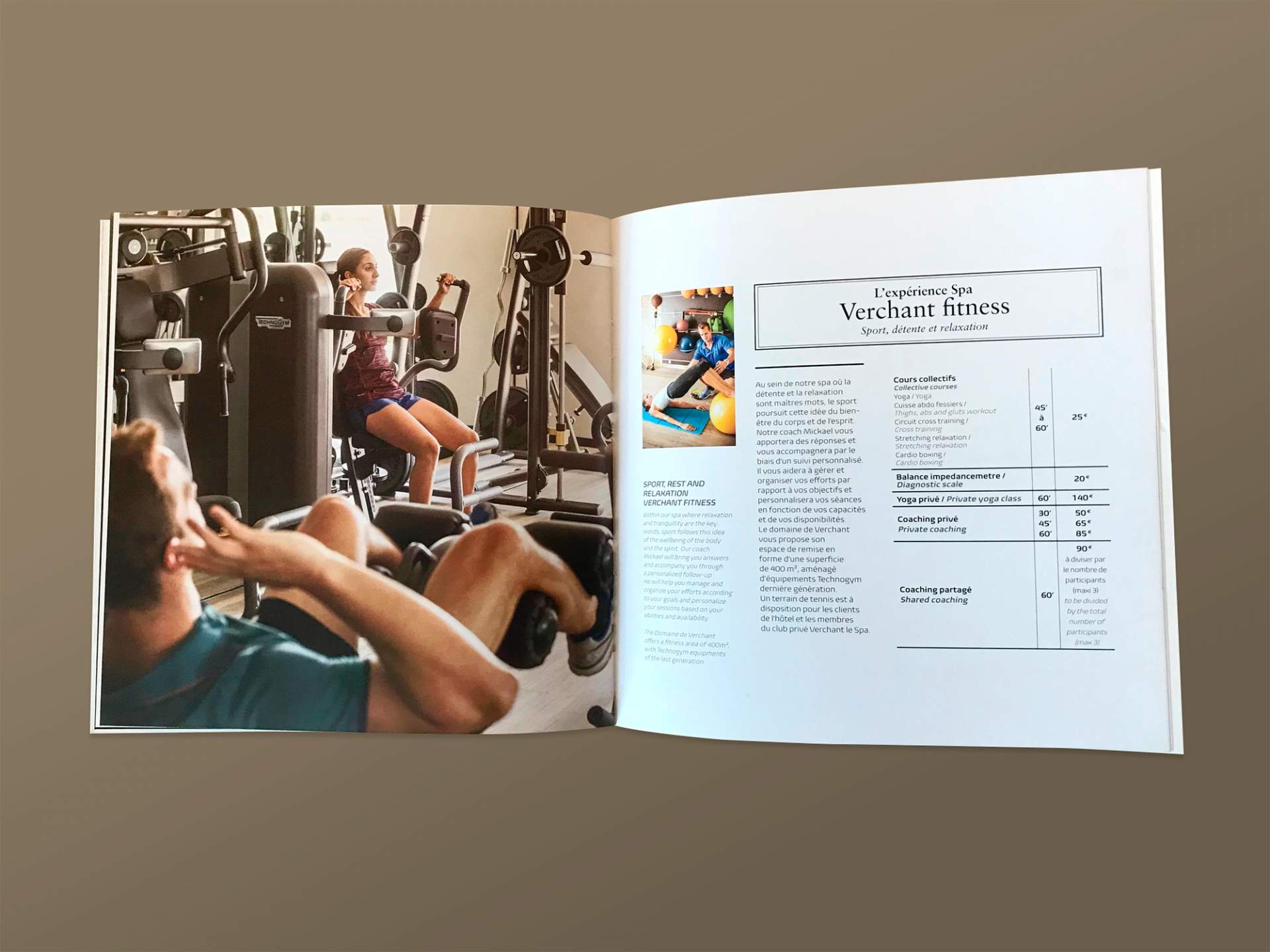 Création de la brochure de Verchant