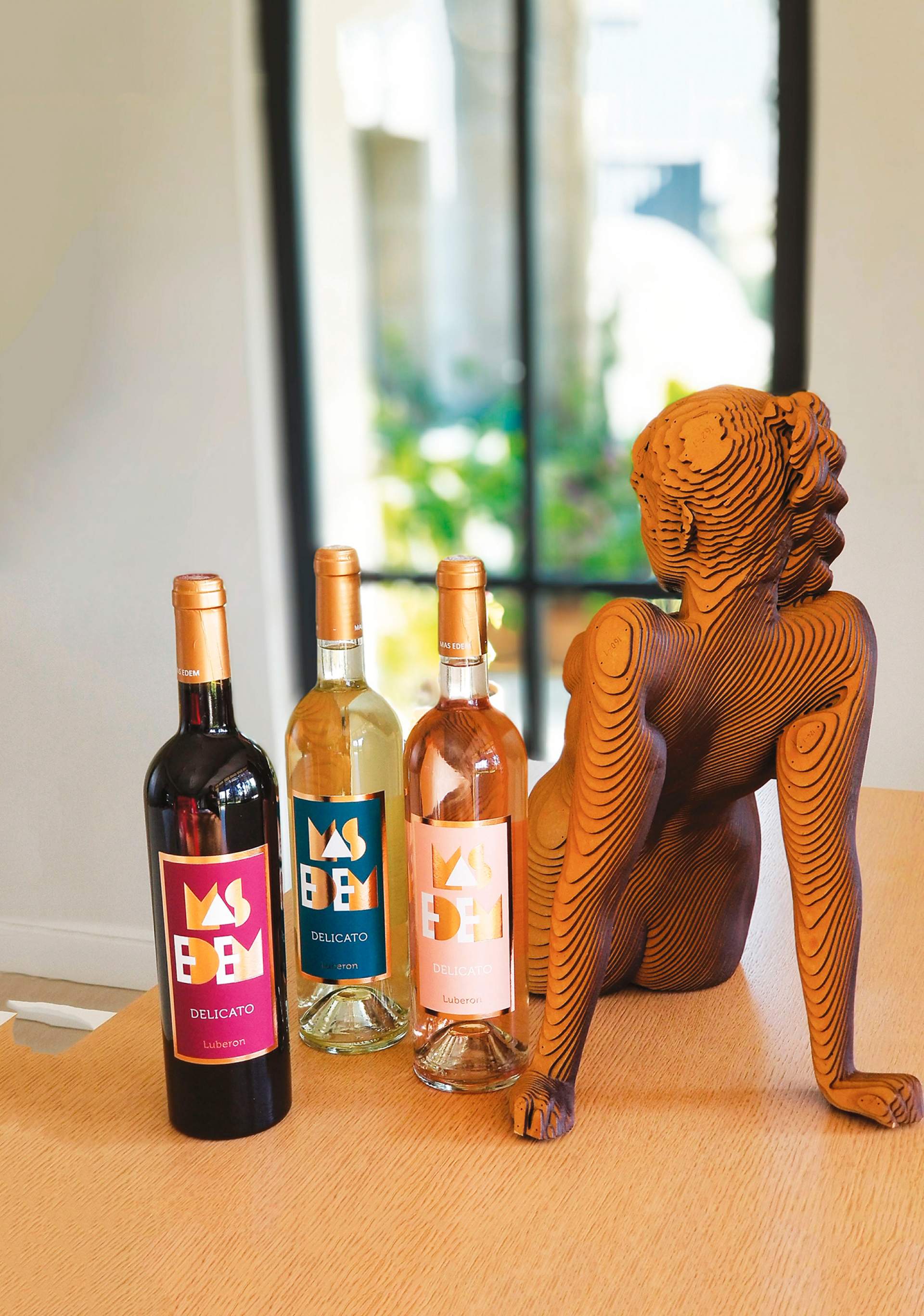 Création d'étiquettes de vin Mas Edem