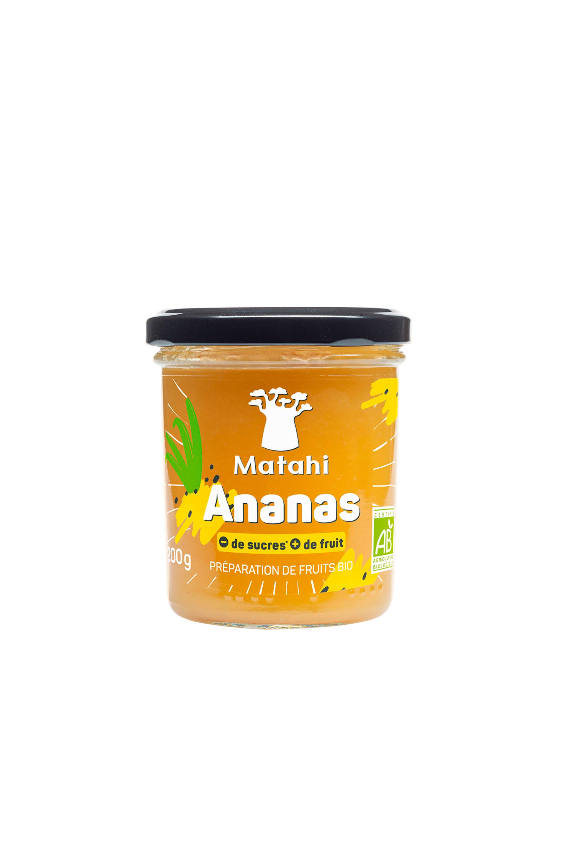 Création du packaging de la préparation ananas