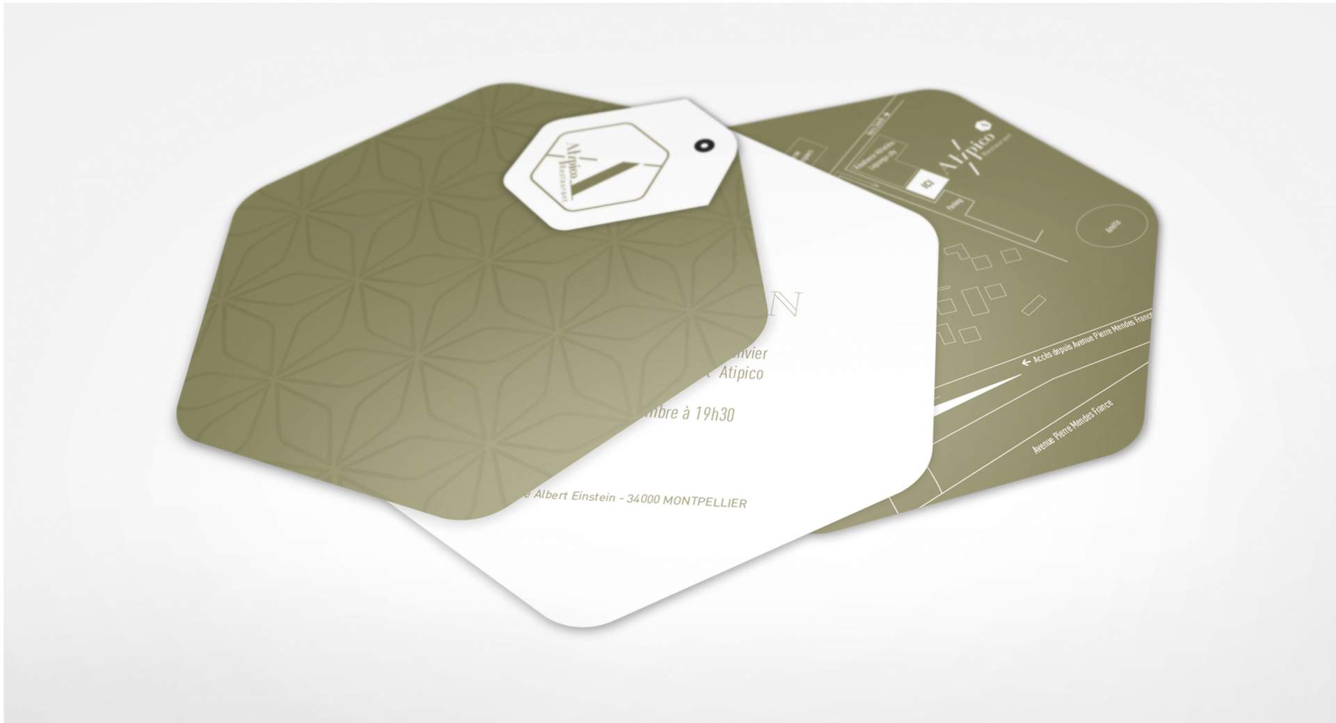 Création de marque pour le restaurant Atipico